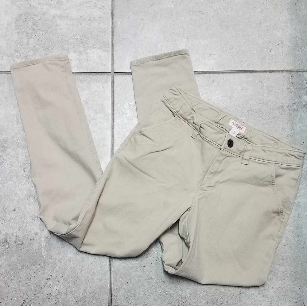Cat & Jack boys kacki jeans